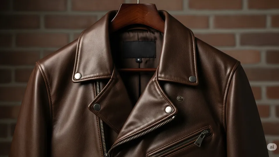 jaket warna coklat